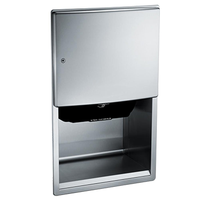 ASI 204523AC Roval Automatic Roll Paper Towel Dispenser Recessed - Satin - Prestige Distribution