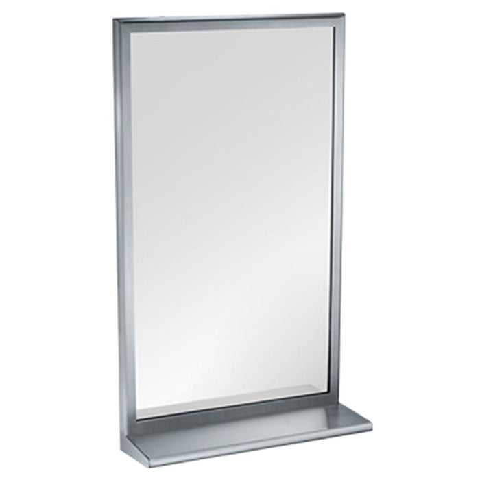 ASI 20655-18 Roval Mirror w/ Shelf Inter-Lok Frame Surface Mounted - Satin - Prestige Distribution