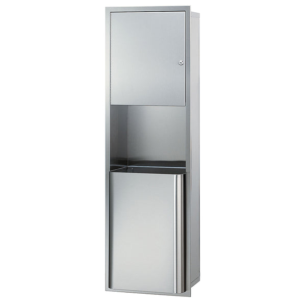 Bradley 2271-1100 Towel Waste Unit Surface No Dispenser 18 Gallon Waste - Prestige Distribution