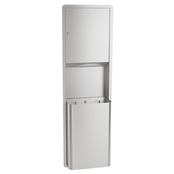 Bradley 234-0000 Towel Waste Unit Recessed Multi C Fold 12 Gallon Waste - Prestige Distribution