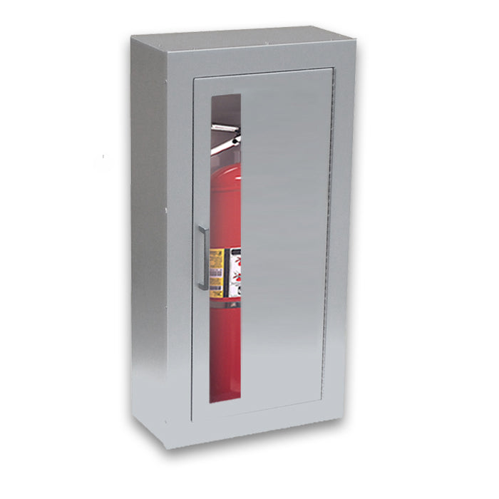 JL Industries 1023V10 Academy Fire Extinguisher Cabinet Vertical Duo Panel w/ Pull Handle - Prestige Distribution
