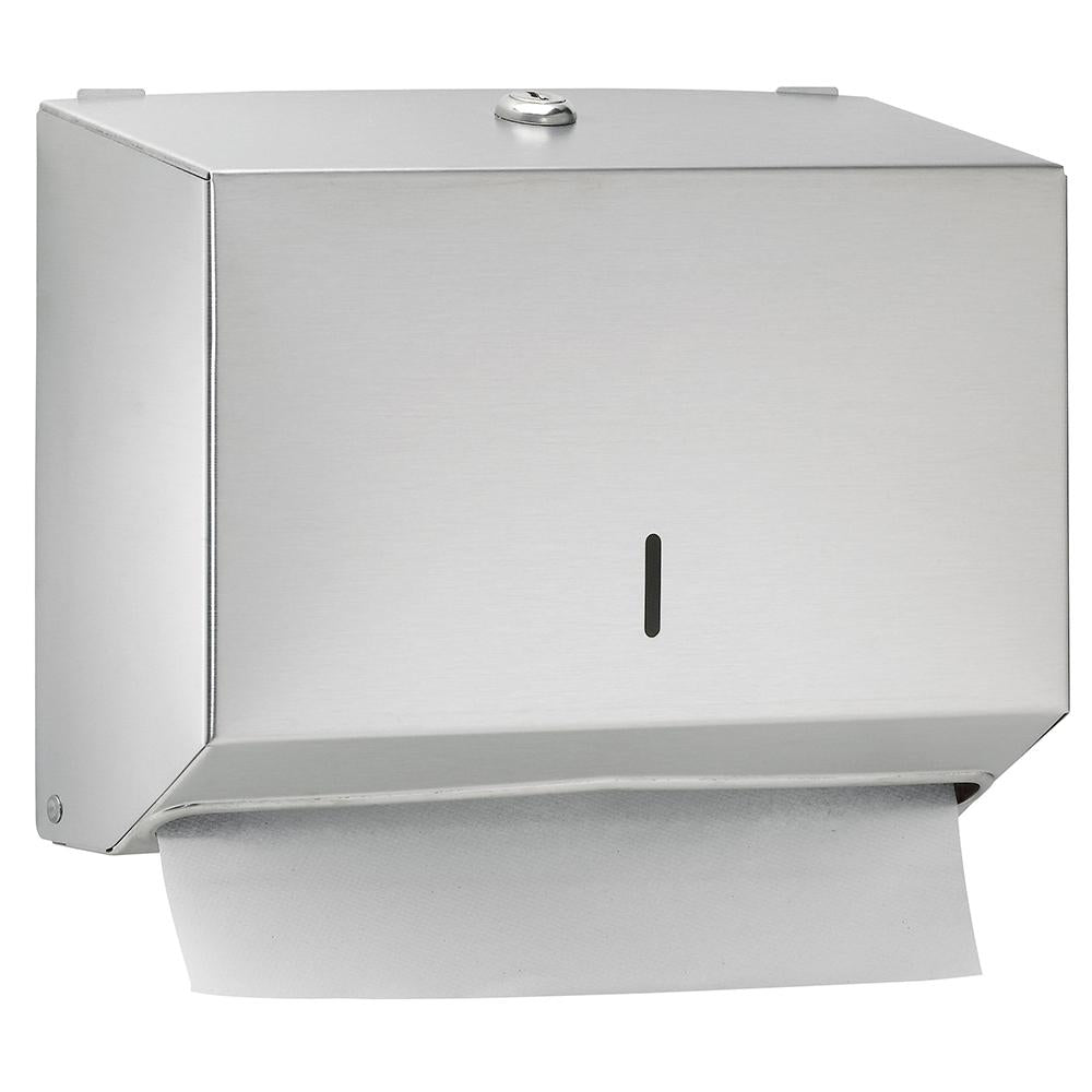 Bradley 252 0000 Bradex Paper Towel Dispenser Surface Mounted Satin — Prestige Distribution 1097