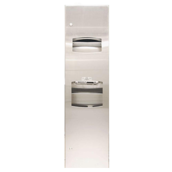 Bradley 270-1100 Towel Dispenser Waste Receptacle Hand Dryer Surface Mounted - Prestige Distribution