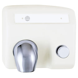 Bradley 2904-2800 Aerix Push Button Hand Dryer Cast Iron Surface Mounted - White