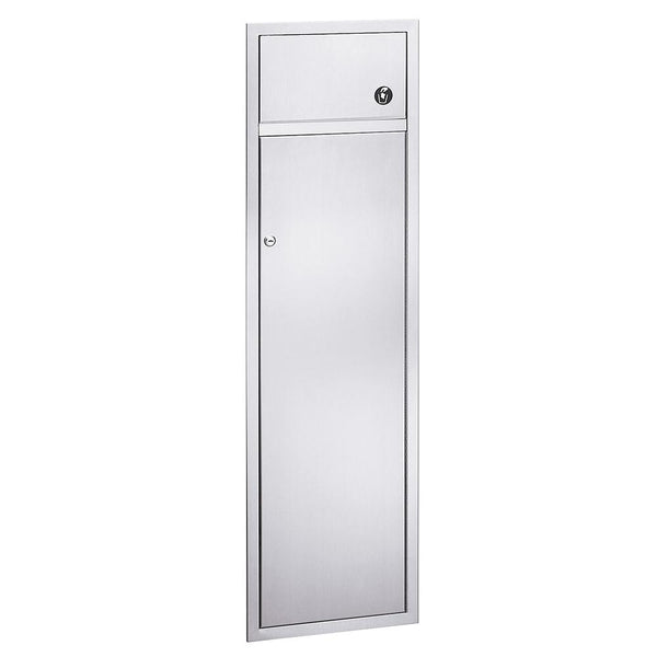 Bradley 315-1164 Waste Receptacle w/o Push Cover Door 9.2 Gal. Surface - Prestige Distribution