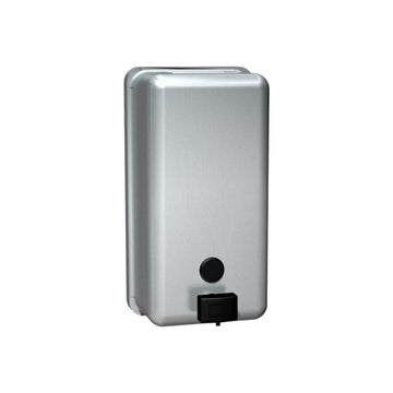 ASI 0347 Soap Dispenser 40 oz. Liquid Vertical Surface Mounted - Satin