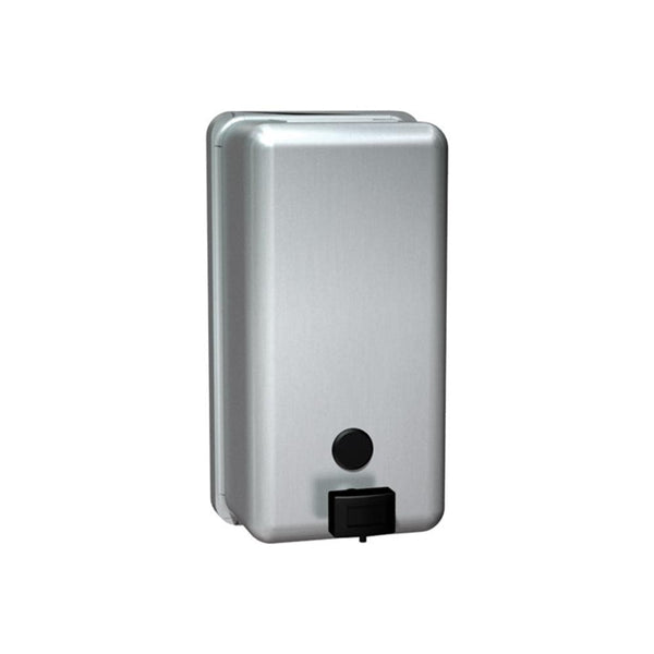 ASI 0347 Soap Dispenser 40 oz. Liquid Vertical Surface Mounted - Satin - Prestige Distribution