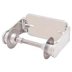Bradley 5061-0000 Toilet Paper Dispenser Adjustable Tension Spring Control Single Roll Surface Mounted - Bright Polish
