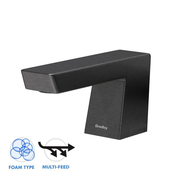 Bradley 6-3700-RFM Zen Series Multi-Feed Tank Deck Mounted Soap Dispenser - Foam - Prestige Distribution