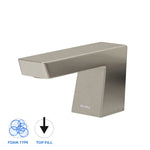 Bradley 6-3700-RLT Zen Series Top Fill Deck Mounted Soap Dispenser - Liquid - Prestige Distribution