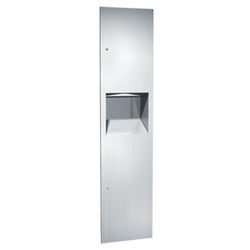 ASI 64676 Simplicity Paper Towel Dispenser & Removable Waste Receptacle Recessed - Satin