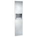 ASI 64676 Simplicity Paper Towel Dispenser & Removable Waste Receptacle Recessed - Satin - Prestige Distribution