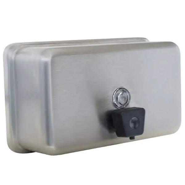 Bradley 6543 Surface-Mounted Horizontal Tank Soap Dispenser - ABS Plastic Soap Valve - Prestige Distribution