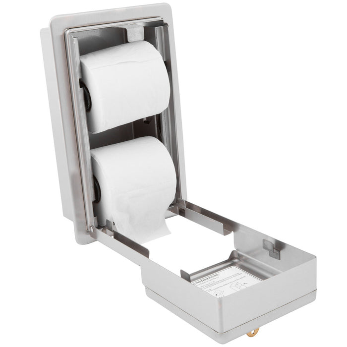 Bobrick B3888 ClassicSeries Toilet Paper Dispenser Multi-Roll Recessed - Satin - Prestige Distribution