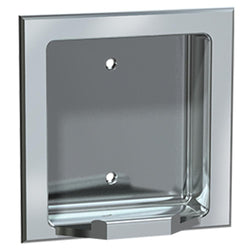 ASI Soap Dish Stainless Steel Wet Wall Lugs Recessed