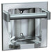 ASI 7410 Soap Dish w/ Bar Stainless Steel Wet Wall Lugs Recessed - Prestige Distribution