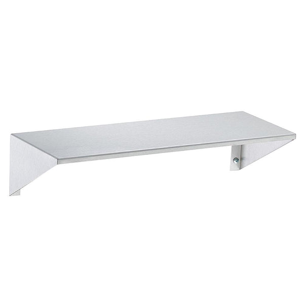 Bradley 756 Shelf w/ Integral End Bracket Surface Mounted - Satin - Prestige Distribution