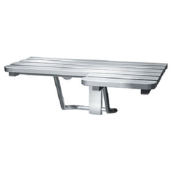 ASI 8208 Shower Seat Folding L-Shaped Stainless Steel Surface Mounted - Satin
