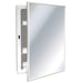 ASI 8338 Medicine Cabinet w/ Mirror Swing Door Surface Mounted - White Powder Coat - Prestige Distribution