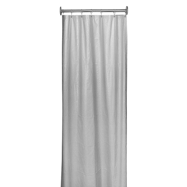 Bradley 9534 Shower Curtain Antimicrobial Cotton Duck 72"H - White - Prestige Distribution