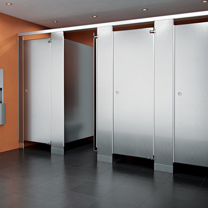 ASI Accurate Toilet Partitions Stainless Steel — Prestige