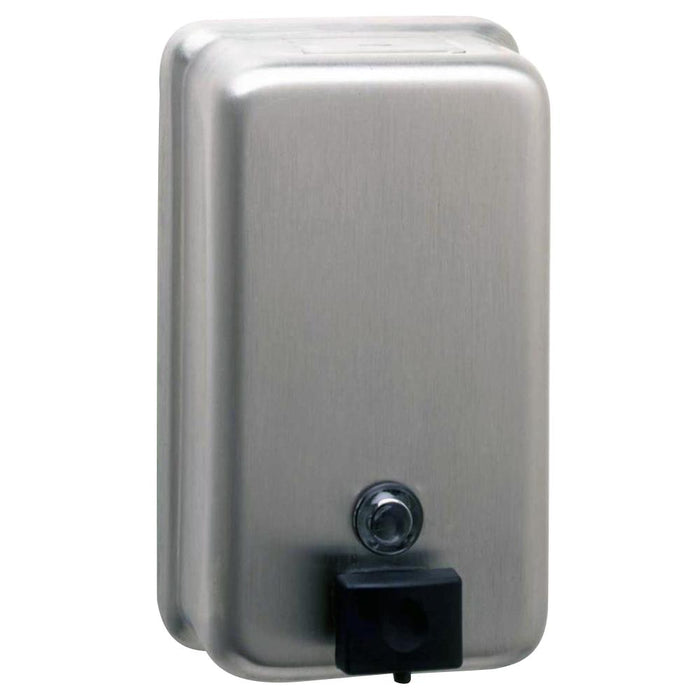 Bobrick B2111 ClassicSeries Soap Dispenser 40 oz. Surface Mounted - Satin - Prestige Distribution