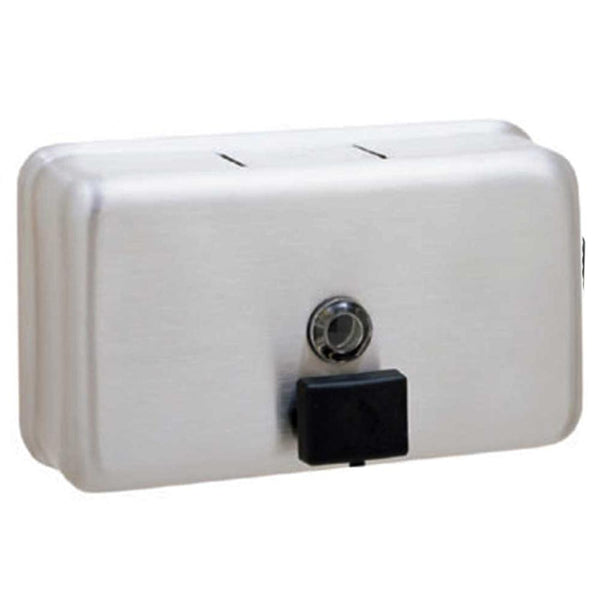 Bobrick B2112 ClassicSeries Soap Dispenser 40 oz. Surface Mounted - Satin - Prestige Distribution
