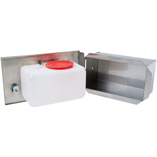 Bobrick B306 TrimLineSeries Soap Dispenser 45 oz. w/ Soap Vessel Liquid Recessed - Satin - Prestige Distribution