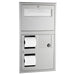 Bobrick B35745 ClassicSeries Seat Cover Dispenser w/ Toilet Paper Dispenser & Sanitary Disposal Recessed - Satin - Prestige Distribution