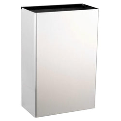 Bobrick B367-60 ClassicSeries Waste Receptacle Interchangeable 12 Gal. Recessed - Satin