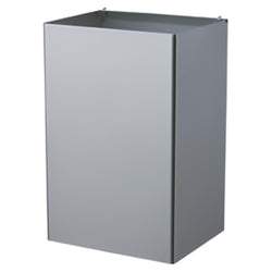 Bobrick B368-60 ClassicSeries Waste Receptacle Interchangeable 18 Gal. Recessed - Satin