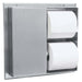 Bobrick B386 Toilet Paper Dispenser Multi-Roll Partition Mounted - Satin - Prestige Distribution