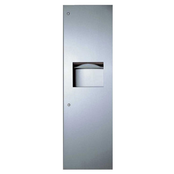 Bobrick B39003 TrimLineSeries Paper Towel Dispenser & Waste Receptacle Recessed - Satin - Prestige Distribution