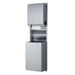Bobrick B3961 ClassicSeries Convertible Paper Towel Dispenser & Waste Receptacle Recessed - Satin - Prestige Distribution
