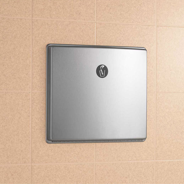 Bobrick B4353 ConturaSeries Sanitary Napkin Disposal 1 Gal. Recessed - Satin - Prestige Distribution