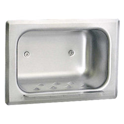 Bobrick B4380 Soap Dish Stainless Steel Recessed - Matte Polished