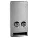 Bobrick B47064 ConturaSeries Sanitary Napkin & Tampon Dispenser Semi-Recessed - Satin - Prestige Distribution