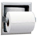 Bobrick B6637 Toilet Paper Dispenser w/ Storage for Extra Roll Recessed - Satin - Prestige Distribution