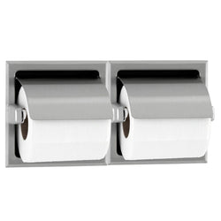 Bobrick B6697 Toilet Paper Dispenser w/ Hood Recessed - Satin