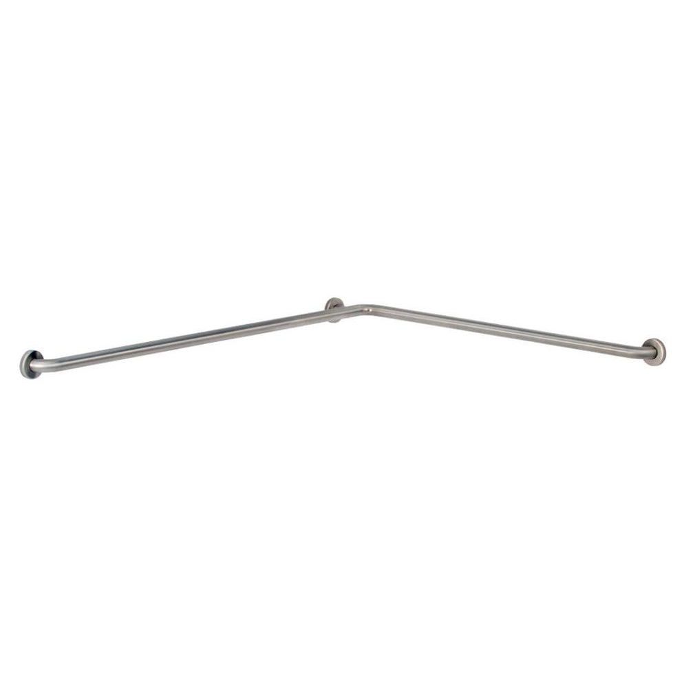 Bobrick B6897.99 Grab Bar TwoWall LShape 54" Satin — Prestige