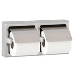 Bobrick B699 Toilet Paper Dispenser w/ Hood Dual Roll Recessed - Prestige Distribution