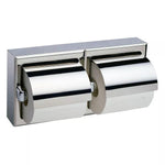 Bobrick B6999 Toilet Paper Dispenser w/ Hood Dual Roll Surface Mounted - Prestige Distribution