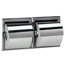 Bobrick B699 Toilet Paper Dispenser w/ Hood Dual Roll Recessed