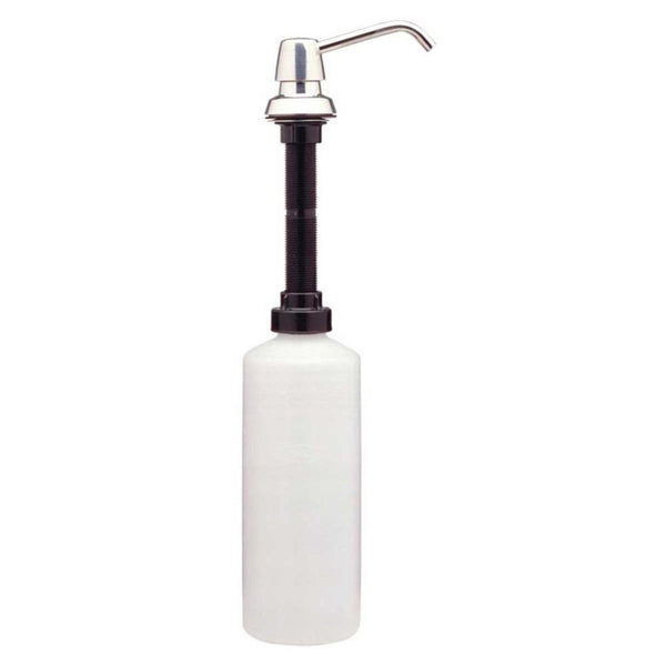 Bobrick B822 Soap Dispenser 34 oz. Liquid Lavatory-Mounted - Bright - Prestige Distribution