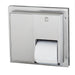 Bradley 5422-0000 Bradex Toilet Paper Dispenser Dual Roll Partition Mounted - Satin - Prestige Distribution