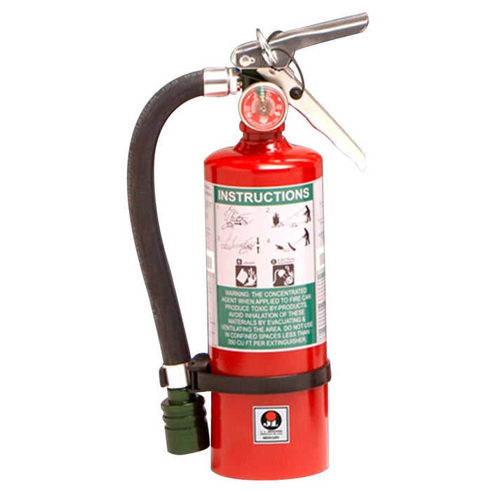 JL Industries FM025 Mercury Fire Extinguisher Portable Handheld Halotron 2.5 lbs. - Prestige Distribution