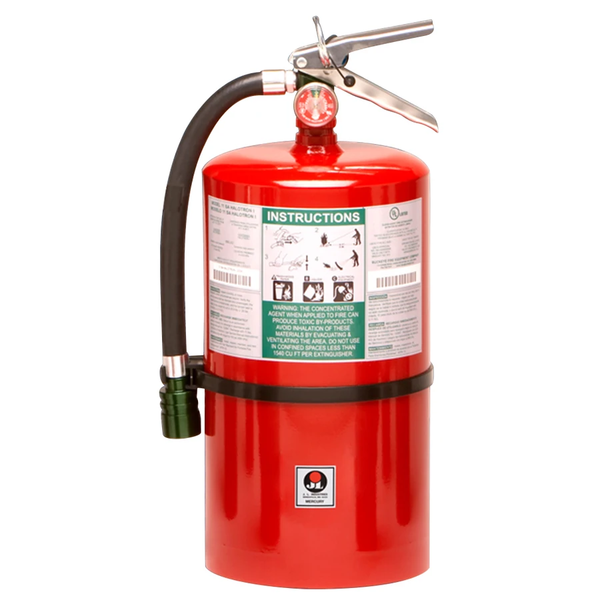 JL Industries FM15C Mercury Fire Extinguisher Portable Handheld Halotron 15.5 lbs. - Prestige Distribution