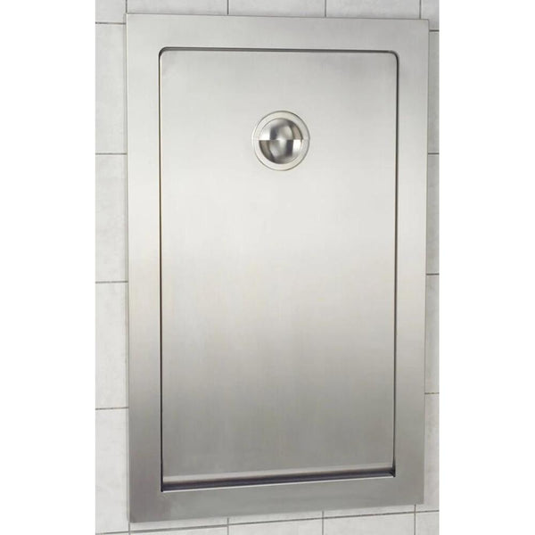 Koala KB111-SSRE Baby Changing Station Vertical Stainless Steel Recessed - Grey - Prestige Distribution