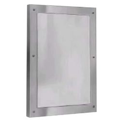 Bradley SA03-000001 Mirror Security Framed Front Mounted - Satin