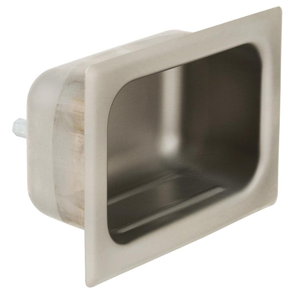 Bradley SA16 Soap Dish Security Stainless Steel Chase Mounted - Satin - Prestige Distribution